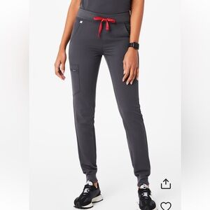 Figs Charcoal Gray Scrub Joggers